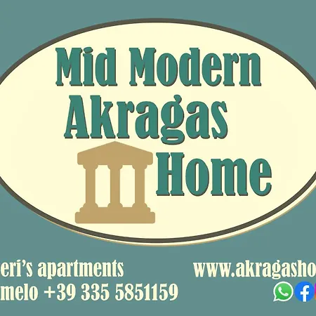 Apartamento Mid Modern Akragas With Sea & Temple View Center Via Atenea Agrigento
