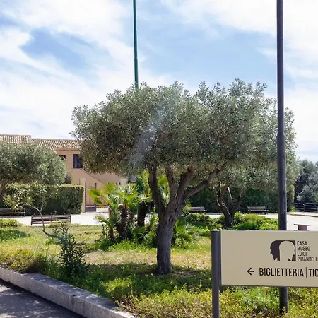 Mid Modern Akragas With Sea & Temple View Center Via Atenea *